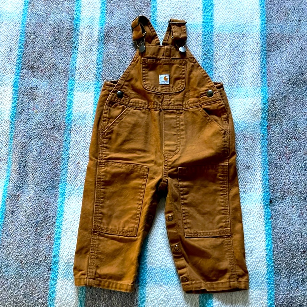9 month classic Carhartt bibs. Excellent condition